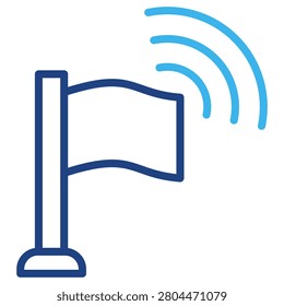 Vision Signal Icon Element For Design