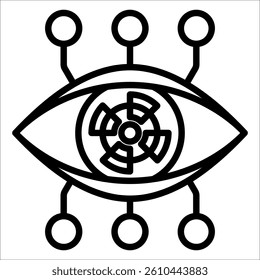 Vision Simple Icon Vector Illustration Concept