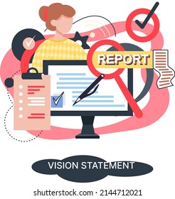 Vision-Statement, Beschreibung der wichtigsten Geschäftsidee, Business-Format, Vorteil gegenüber Konkurrenten. Unternehmensmission, Intelligenz, Planung, Vertriebsmanagement-Daten, Biz-Forschung, strategische Entwicklung