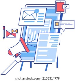 Vision statement and scope document. Project main plan management concept. Analysis of business data, analytics, report. Marketing strategy, promotion, advertising. Online subscription for news