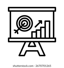 Icono de estrategia de visión para el diseño