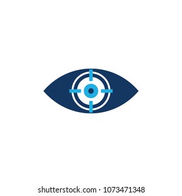 Vision Target Logo Icon Design