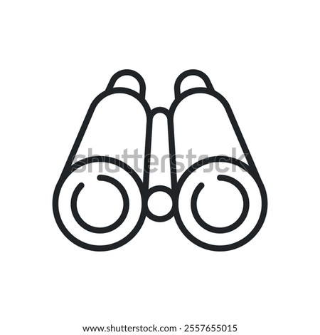 Vision thin line icons. Perfect pixel on transparent background