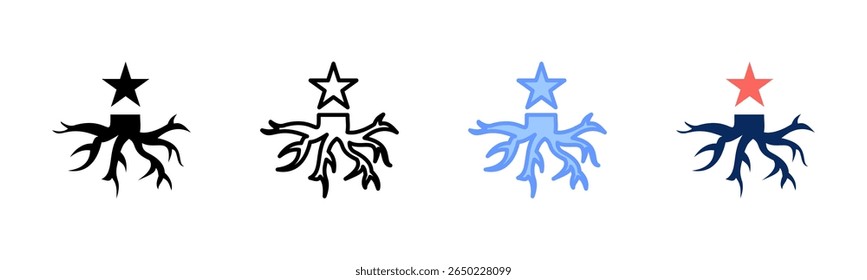 Vision Tree Icon Sheet Multiple Style Collection