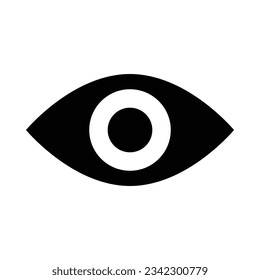 Vision Vector Glyph Icon For Personal And Commercial Use.

