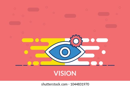 vision vector icon