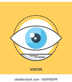 Vision Vector Icon Stock Vector (Royalty Free) 565958599