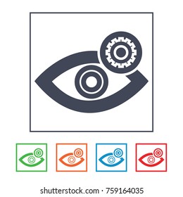 vision vector icon
