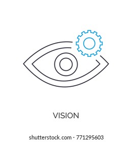 Vision Vector Icon Stock Vector (Royalty Free) 771295603 | Shutterstock