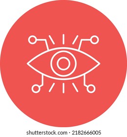 Vision vector icon. Can be used for printing, mobile and web applications.