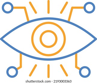 Vision vector icon. Can be used for printing, mobile and web applications.