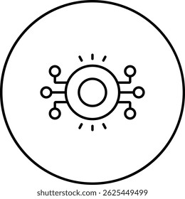 Vision vector icon. Can be used for printing, mobile and web applications.