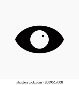 vision vector icon, eye, sight symbol. Modern,simple flat vector illustration for web site or mobile app