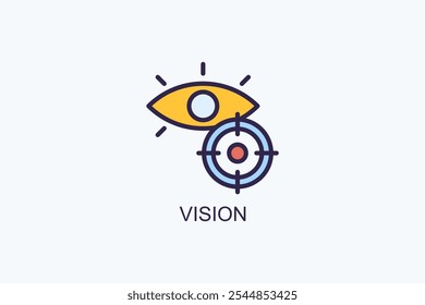 Vektorgrafik-Symbol oder Logo-Illustration