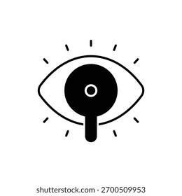 ilustração de stock do ícone Vision Vetor