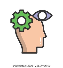  Vision vector icon which can easily modify or edit

