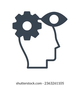  Vision vector icon which can easily modify or edit

