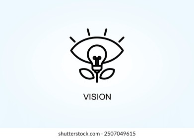 Vision Vector Or Logo Sign Symbol Illustration