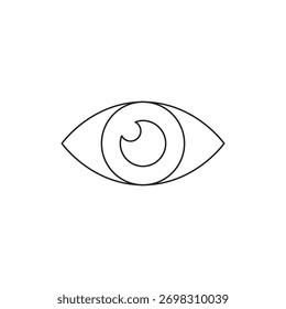 Vision and view interface line symbol for display