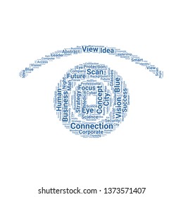 vision word cloud. tag cloud about vision