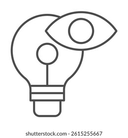 Visionary Icon Element For Design