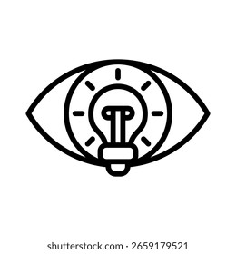 Visionary Icon Element For Design