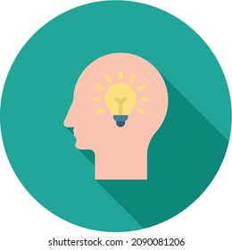 Visionary icon vector image. Can also be used for Entrepreneurship. Suitable for mobile apps, web apps and print media.