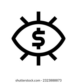 visione icon for your website design, logo, app, UI.