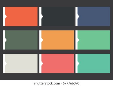 Visit cards design templates