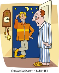 visit in the middle of the night