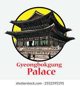 Besuchen Sie Südkorea Gyeongbokgung Palace Genießen Sie dieses wunderbare Land