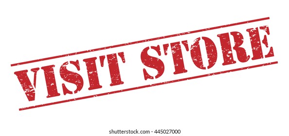 visit store vector stamp on white background