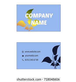visiting card