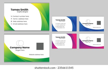 visiting card and awesome calling card design and template