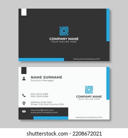 Visiting card for business card and personal use