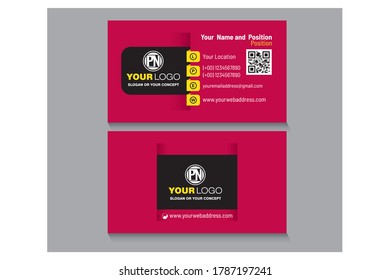 Visiting card design 345 vector art