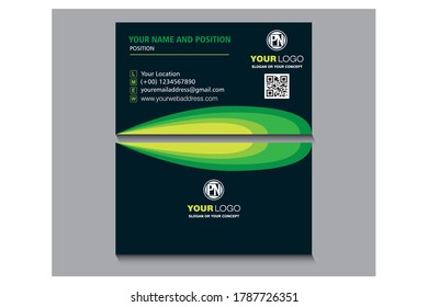 Visiting card design 7891011 vector art