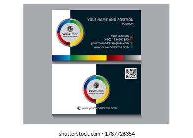 Visiting card design 7891011 vector art
