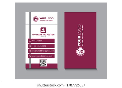 Visiting card design 7891011 vector art
