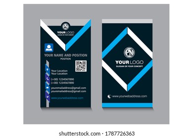 Visiting card design 7891011 vector art