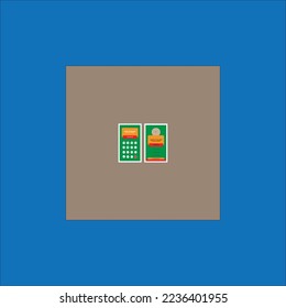 Visiting card design considering several items.