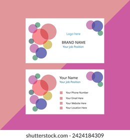 diseño de tarjetas de visita, juego de tarjetas moderno, tarjeta de visita a la moda, juego de tarjetas único, diseño de vectores,