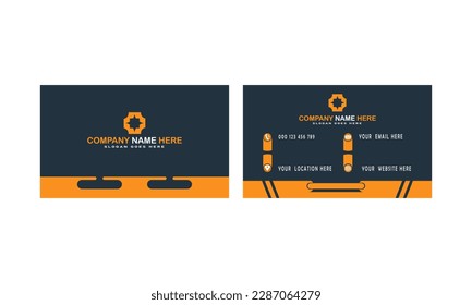 visiting card design pink vector