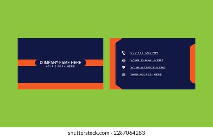 Visitenkartendesign, rosa Vektorgrafik