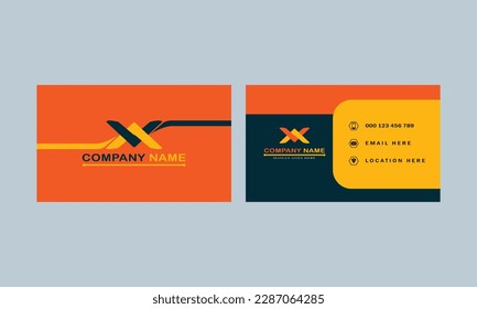 visiting card design pink vector