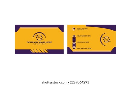 visiting card design pink vector