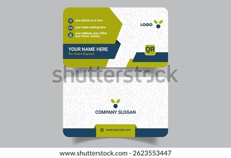 Visiting Card design Template For Personal Use