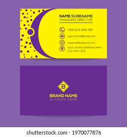 Visiting card design template, stock photos  vector.