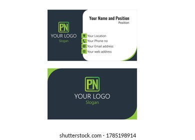 Visiting card design vector art