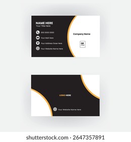 Visiting card design vector art 